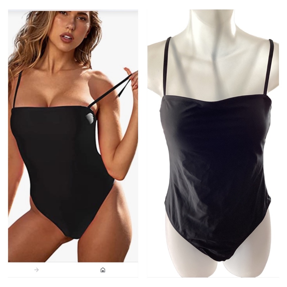 Relleciga Black Bandeau One Piece. S3